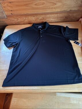 Hogan Black Men's Polo with Button Placket